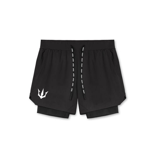 SHORT PRO NEGRO + MALLA
